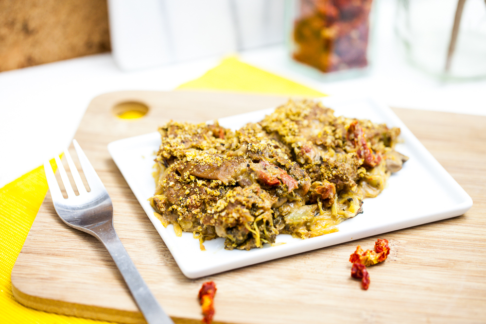 Cheesy Broccoli Spaghetti Squash Casserole 