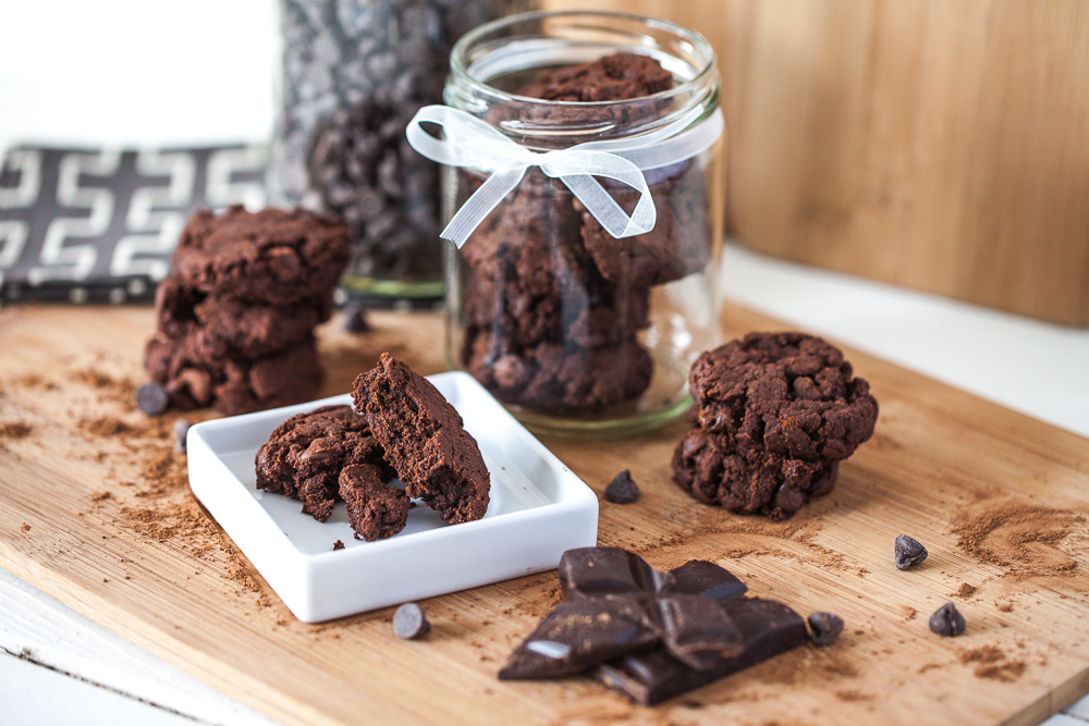 Ultimate Quadruple Chocolate Chip Cookies 