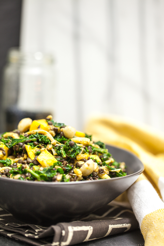 Beluga Lentil & Farro Kale Salad 