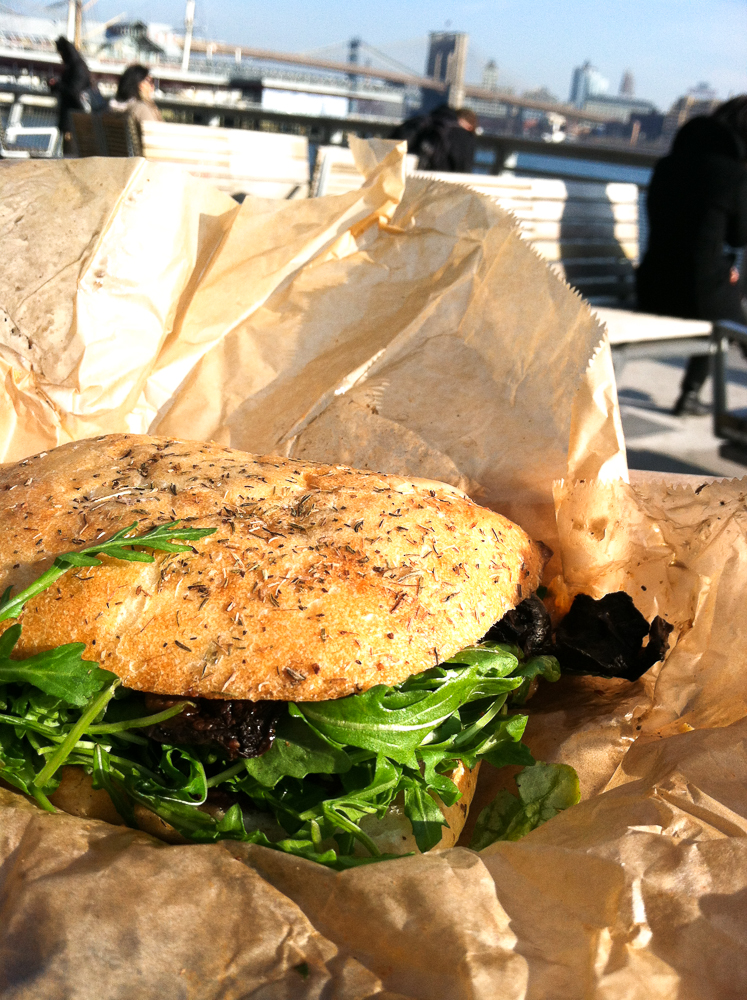 The Cinnamon Snail Portobello Carpaccio Sandwich