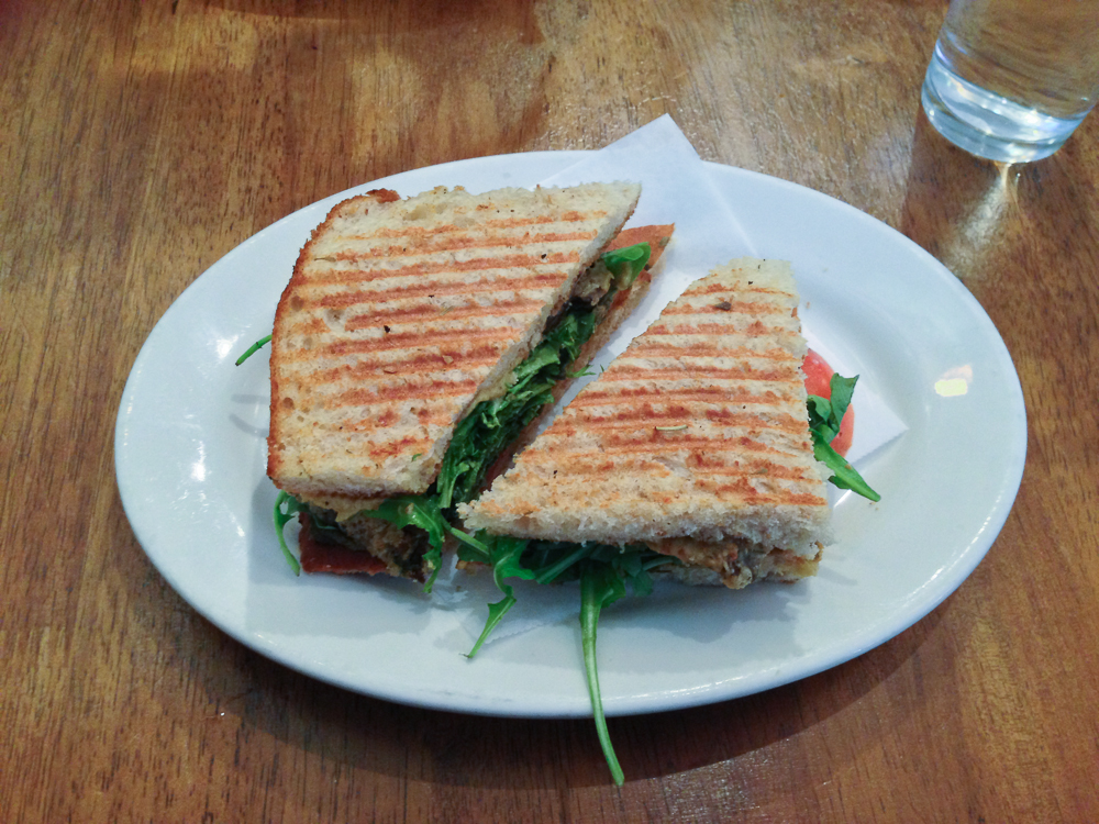 Peace Food Cafe Seitan Medallion Sandwich