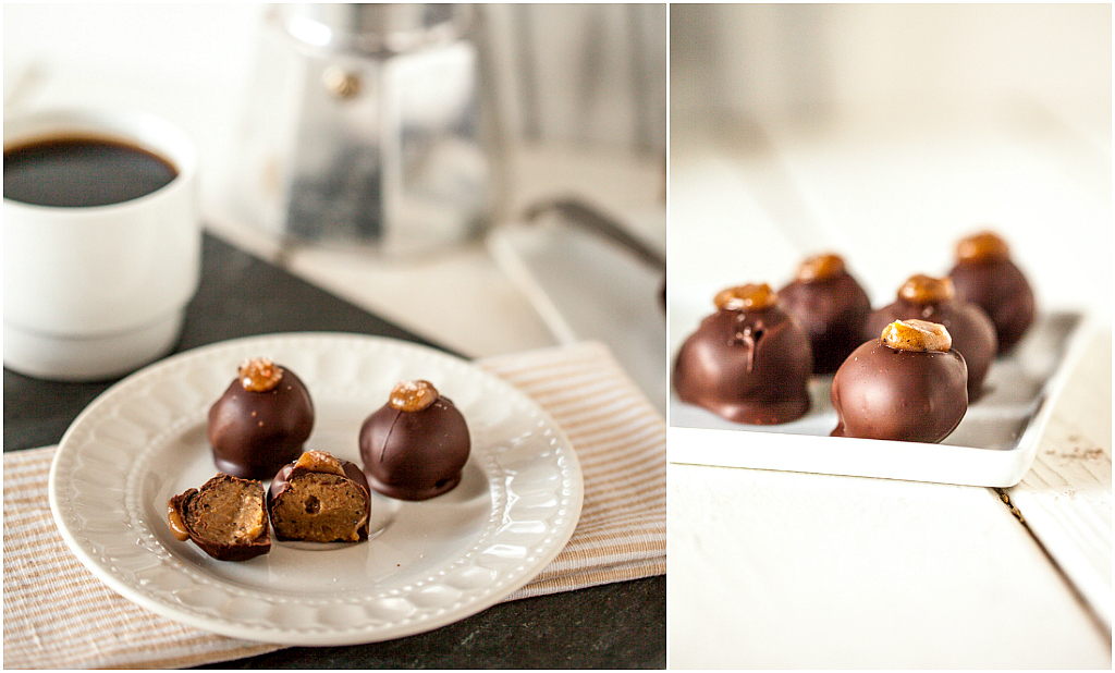 Chocolate Caramel Macchiato Truffles