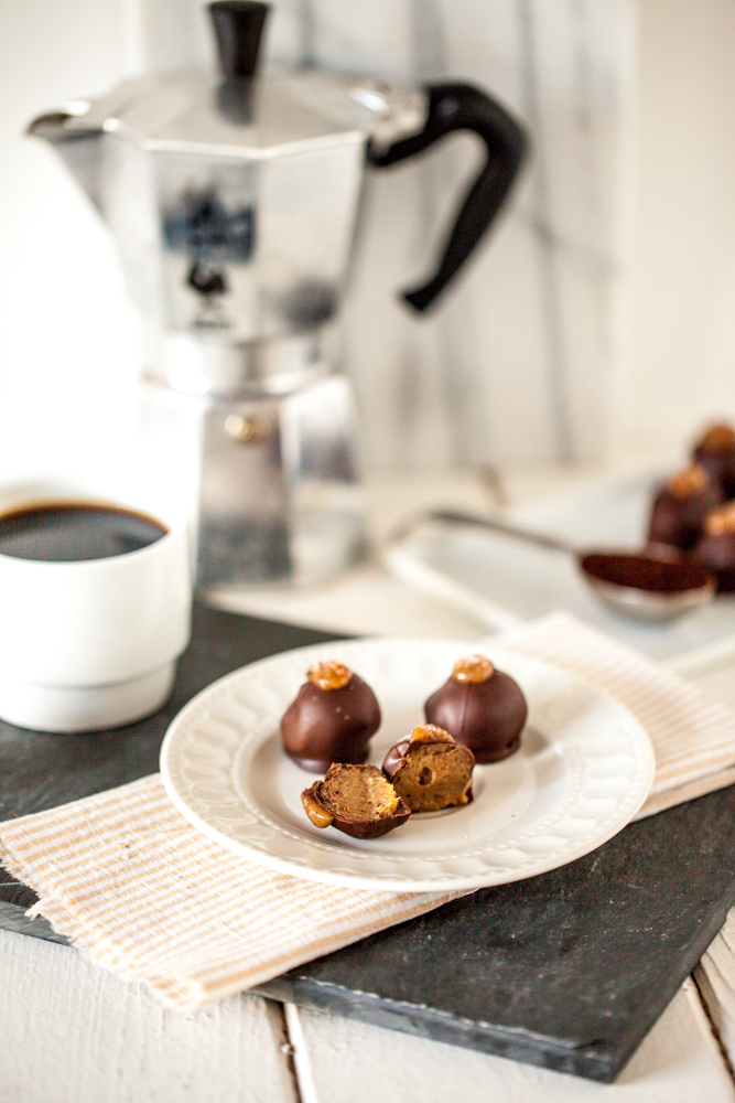 Chocolate Caramel Macchiato Truffles