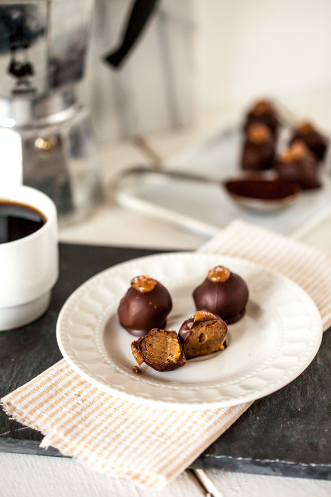 Chocolate Caramel Macchiato Truffles