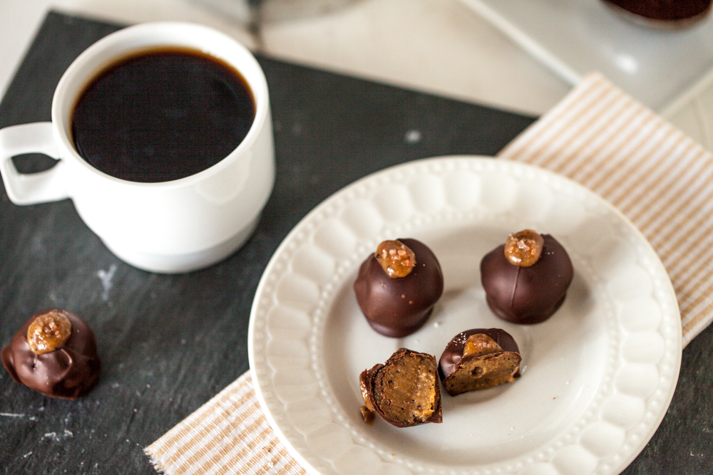 Chocolate Caramel Macchiato Truffles