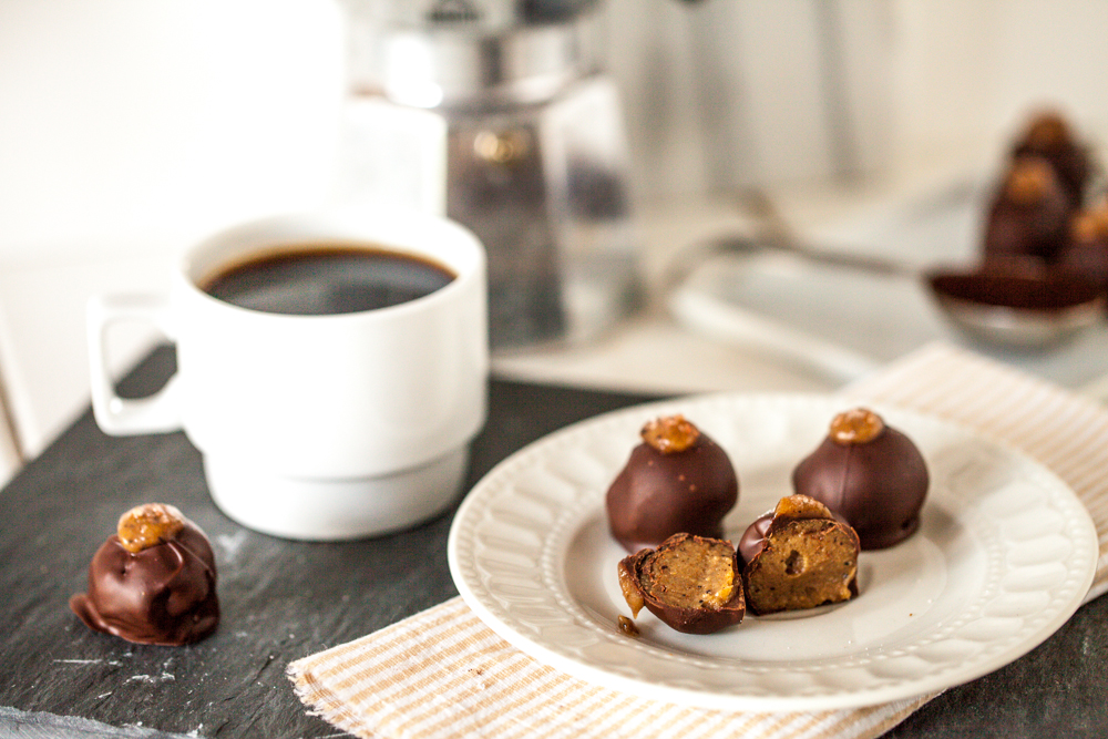 Chocolate Caramel Macchiato Truffles