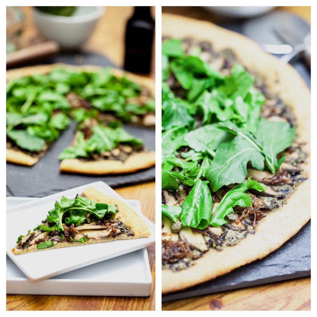 Portobello Carpaccio Pizza | Keepin' It Kind