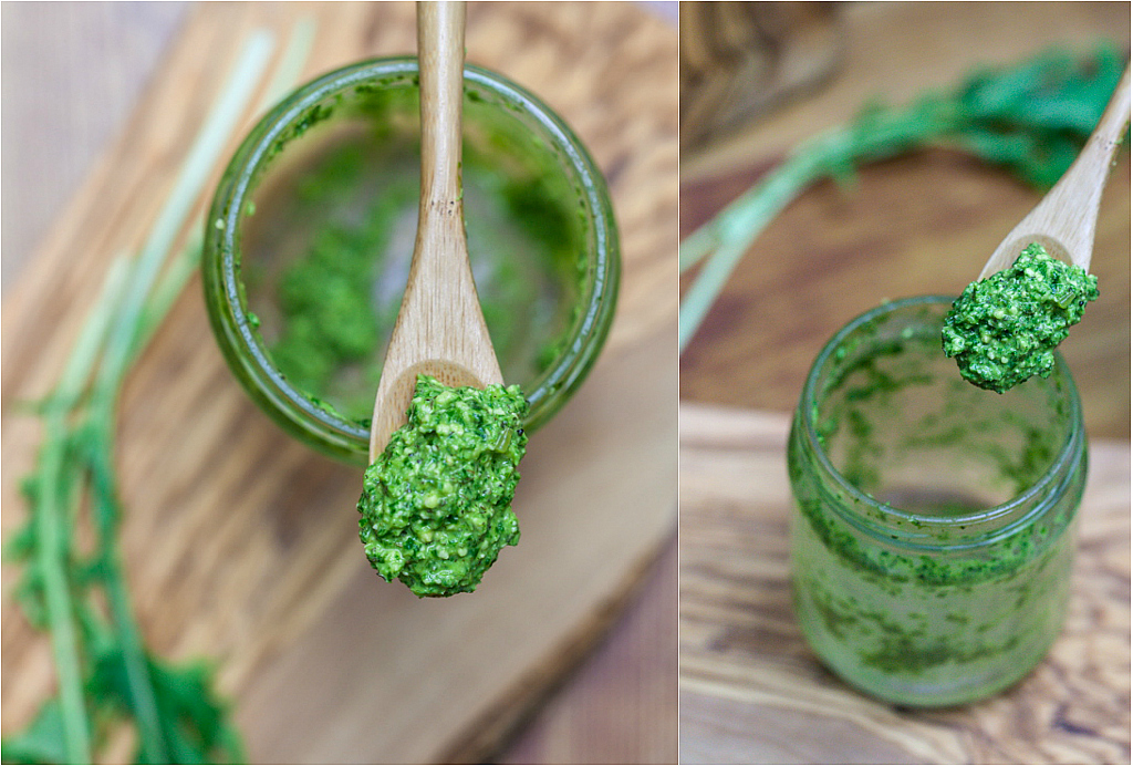 Mizuna Pesto