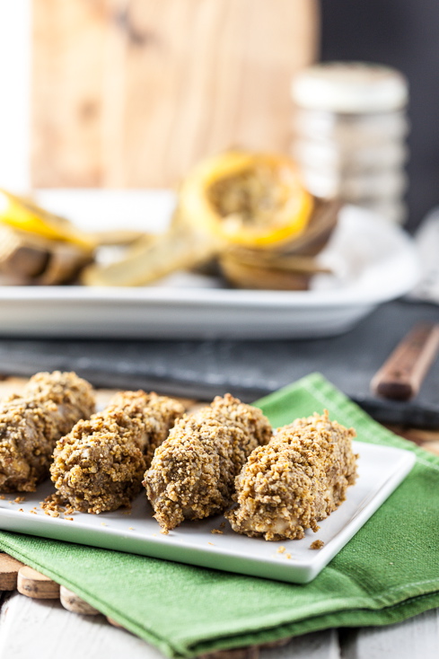 Garlic Parmesan Tempeh Wings