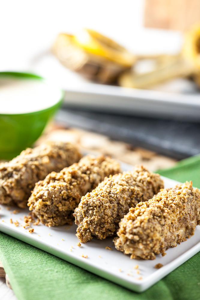 Garlic Parmesan Tempeh Wings