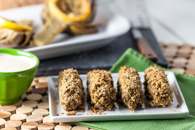 Garlic Parmesan Tempeh Wings