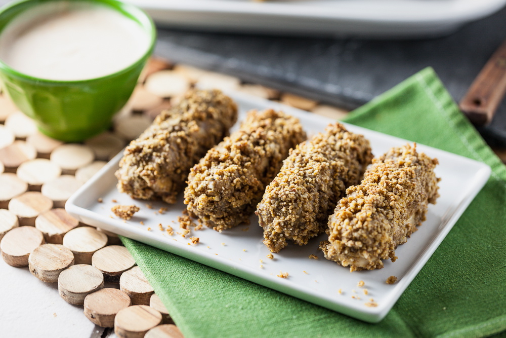 Garlic Parmesan Tempeh Wings