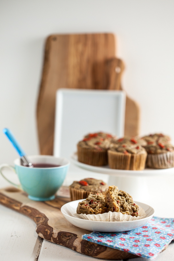 Goji Berry Blood Orange Muffins