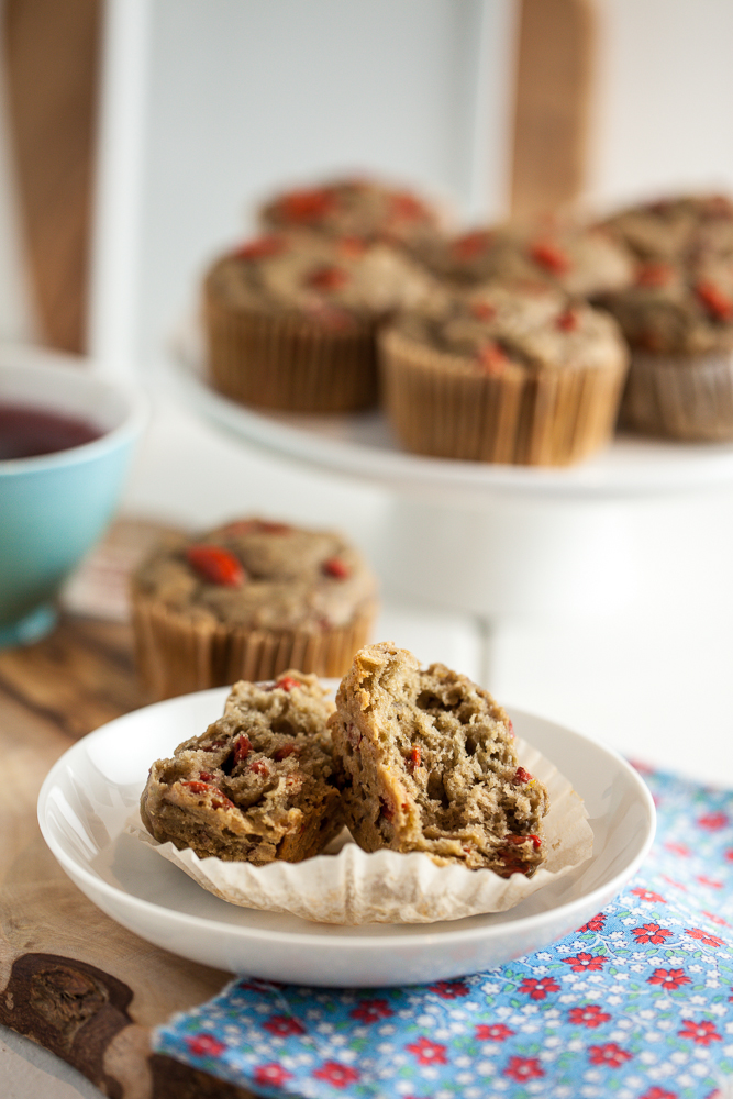 Goji Berry Blood Orange Muffins