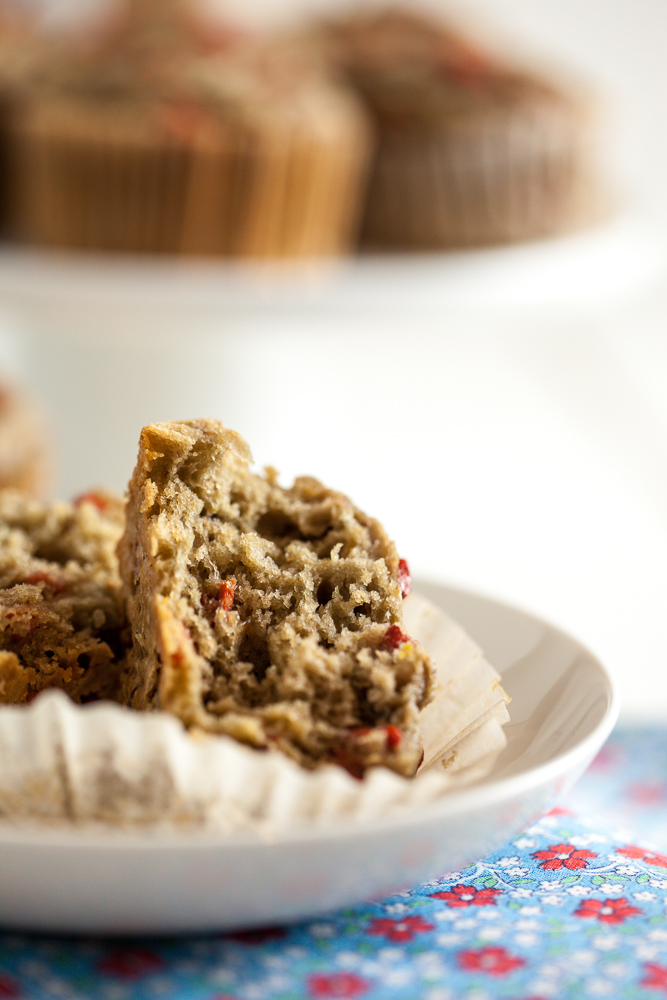 Goji Berry Blood Orange Muffins