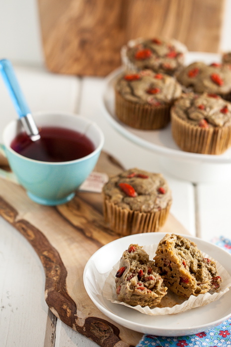 Goji Berry Blood Orange Muffins