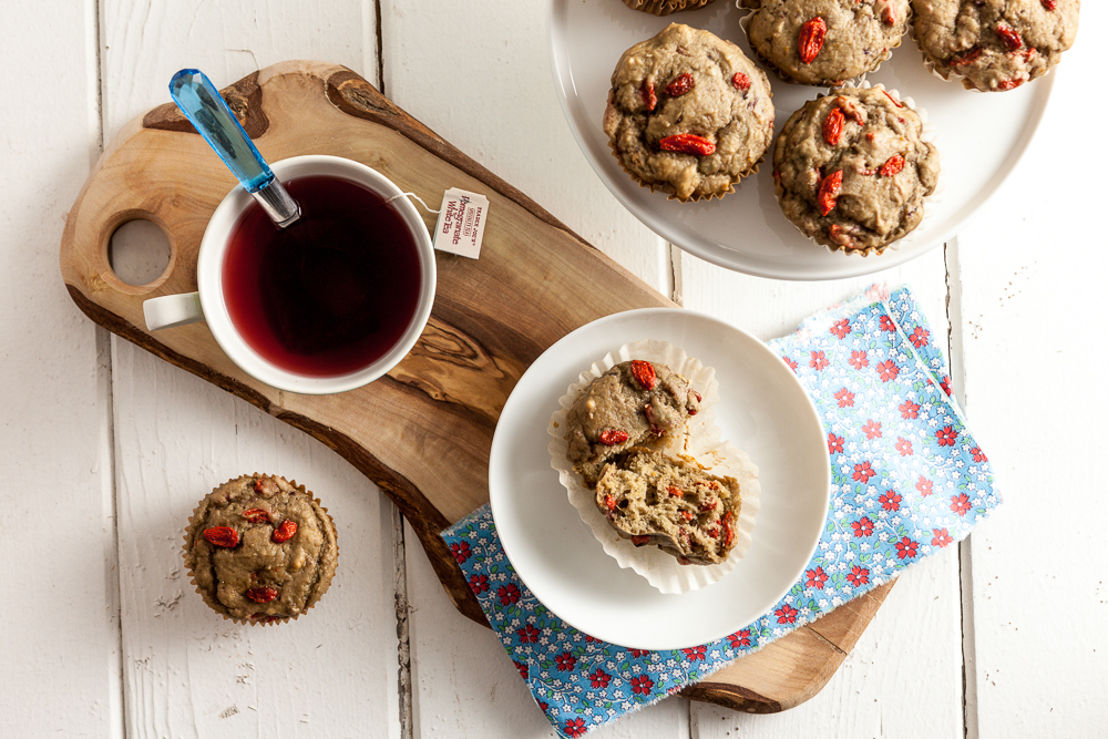 Goji Berry Blood Orange Muffins