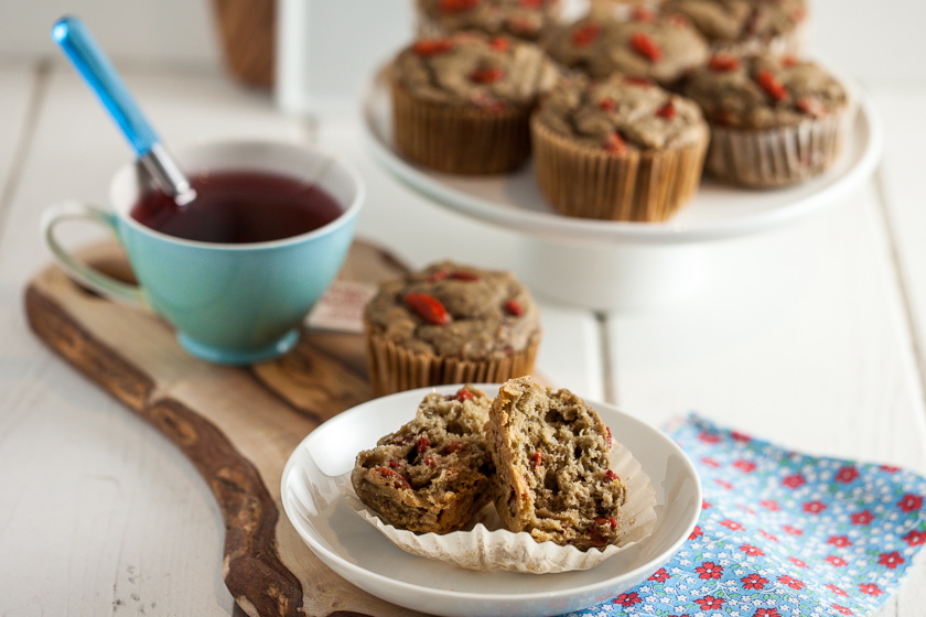 Goji Berry Blood Orange Muffins