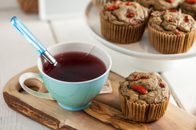 Goji Berry Blood Orange Muffins