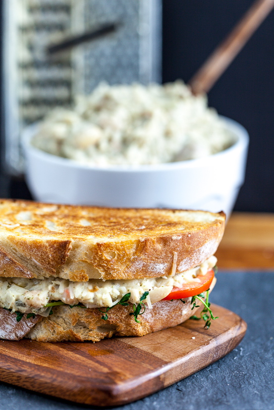 Jackfruit "Tuna" Melt Sandwich