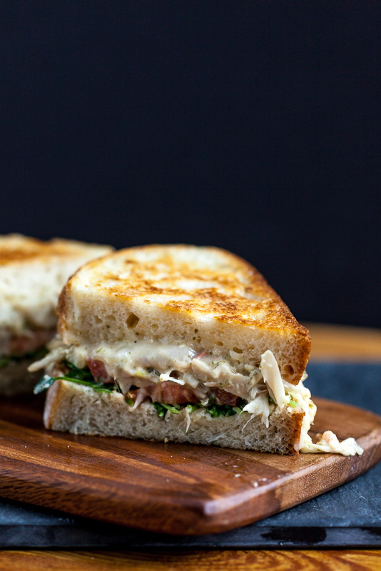 Jackfruit "Tuna" Melt Sandwich