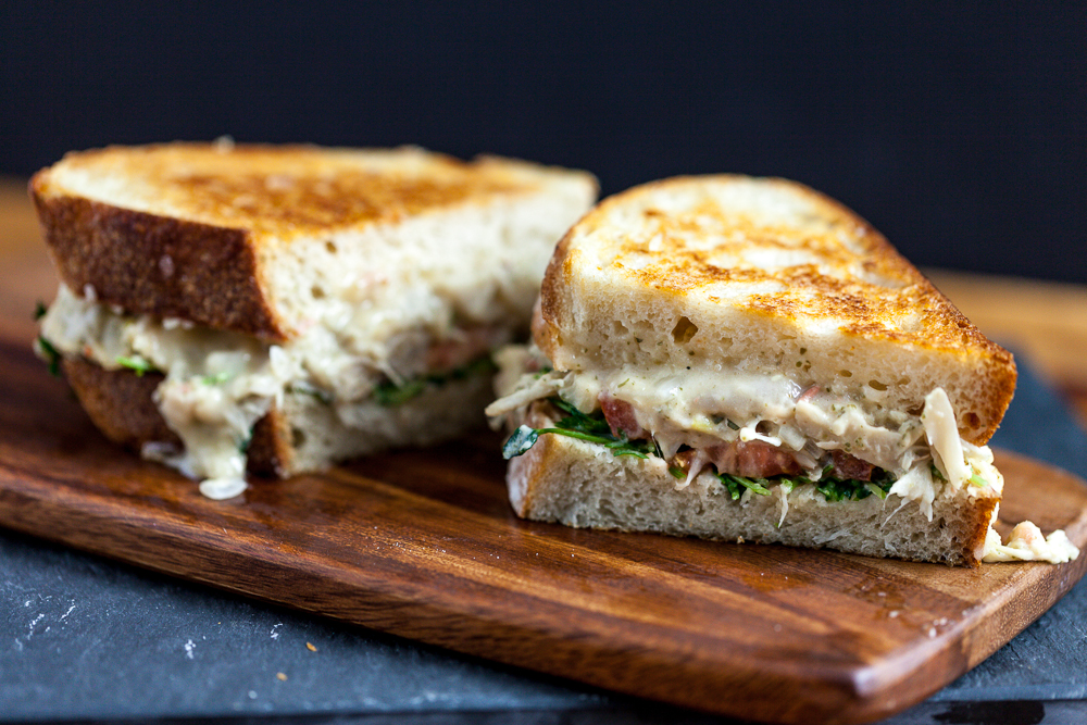 Jackfruit "Tuna" Melt Sandwich