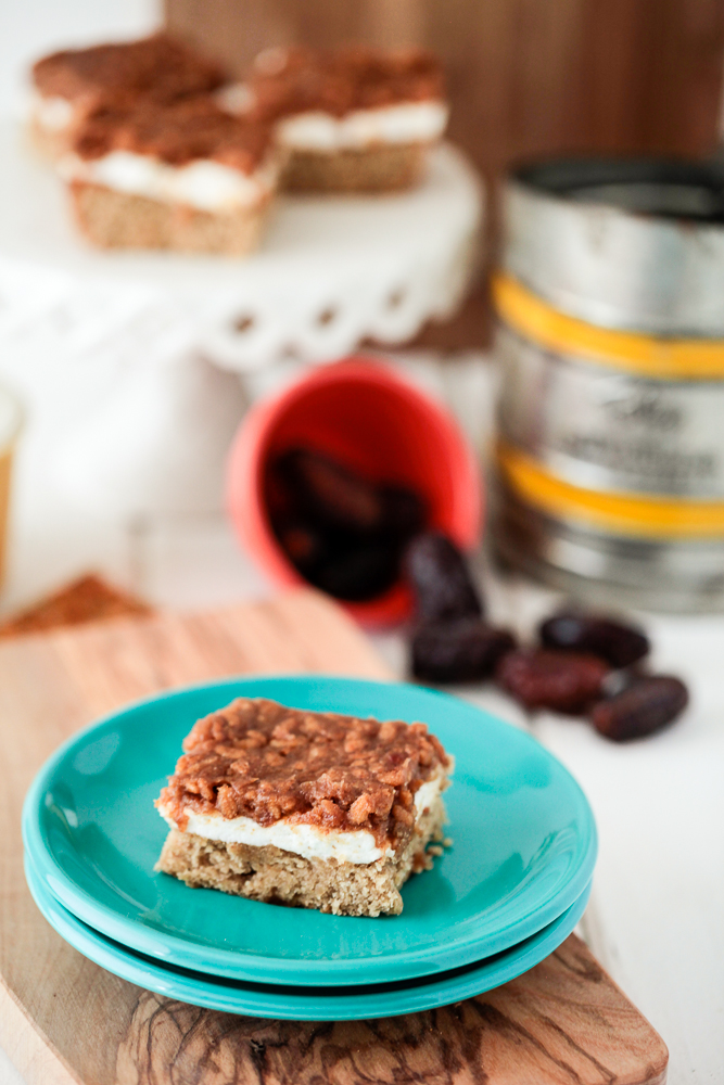 Caramel Peanut Butter Marshmallow Bars