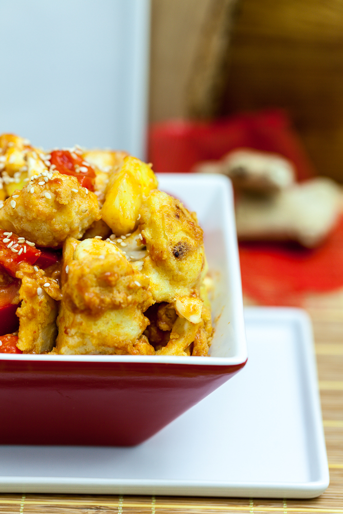 Sweet & Sour Cauliflower with Pineapple