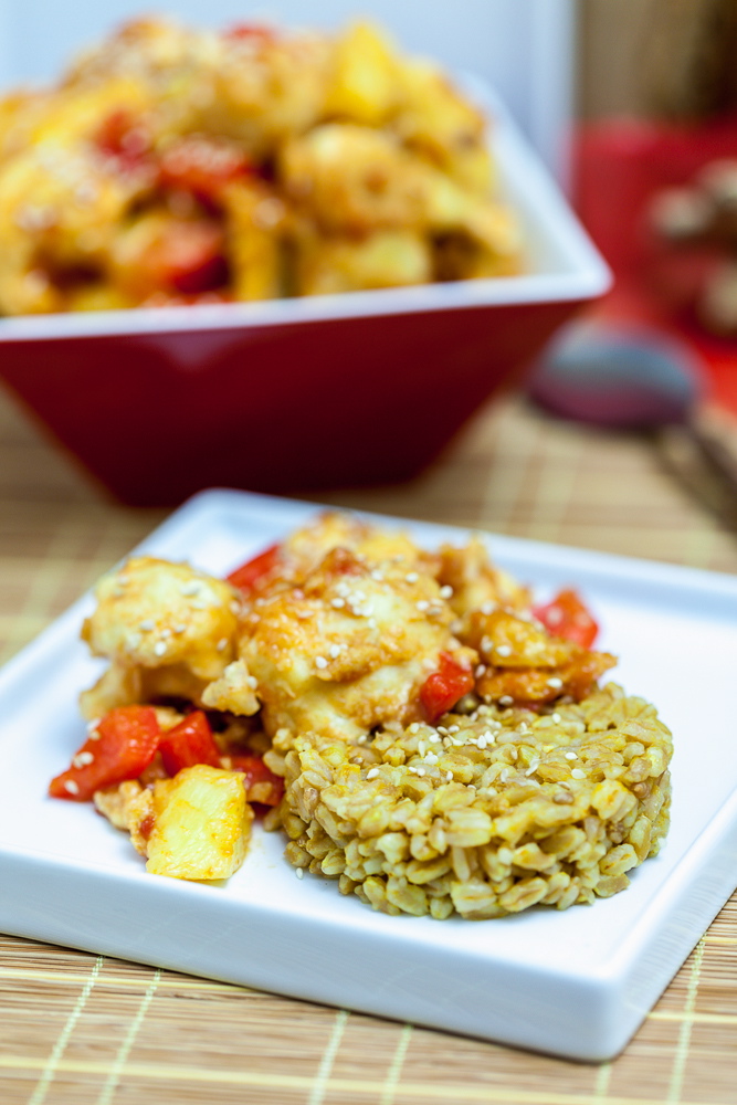 Sweet & Sour Cauliflower with Pineapple