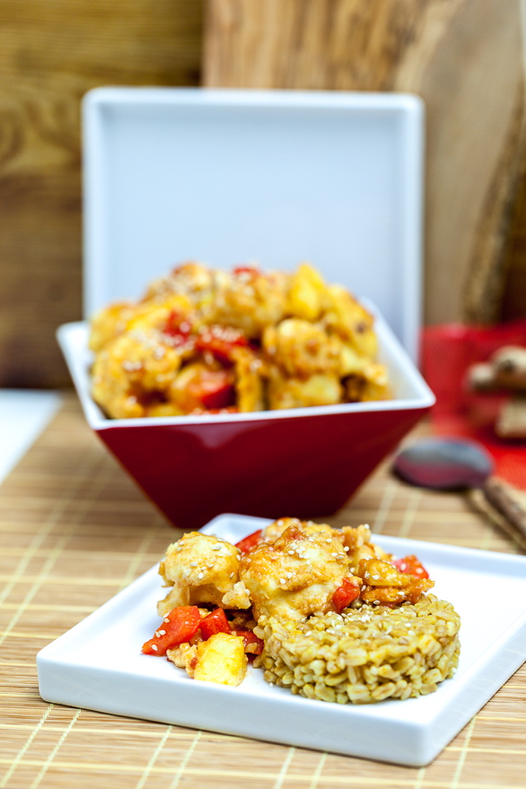 Sweet & Sour Cauliflower with Pineapple