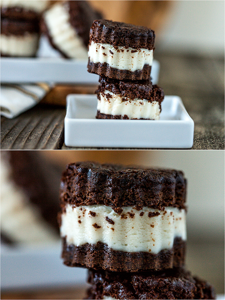 Brownie Ice Cream Sandwiches