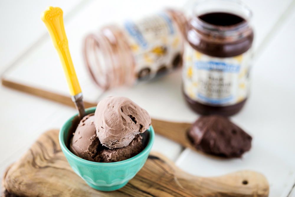 Dark Chocolate Peanut Butter Ice Cream