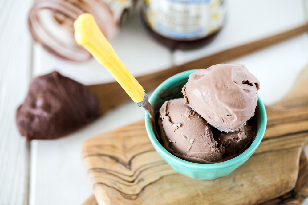 Dark Chocolate Peanut Butter Ice Cream