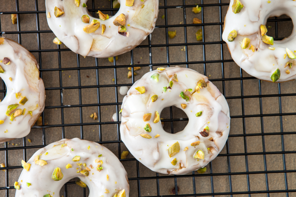 Peaches and Cream Doughnuts