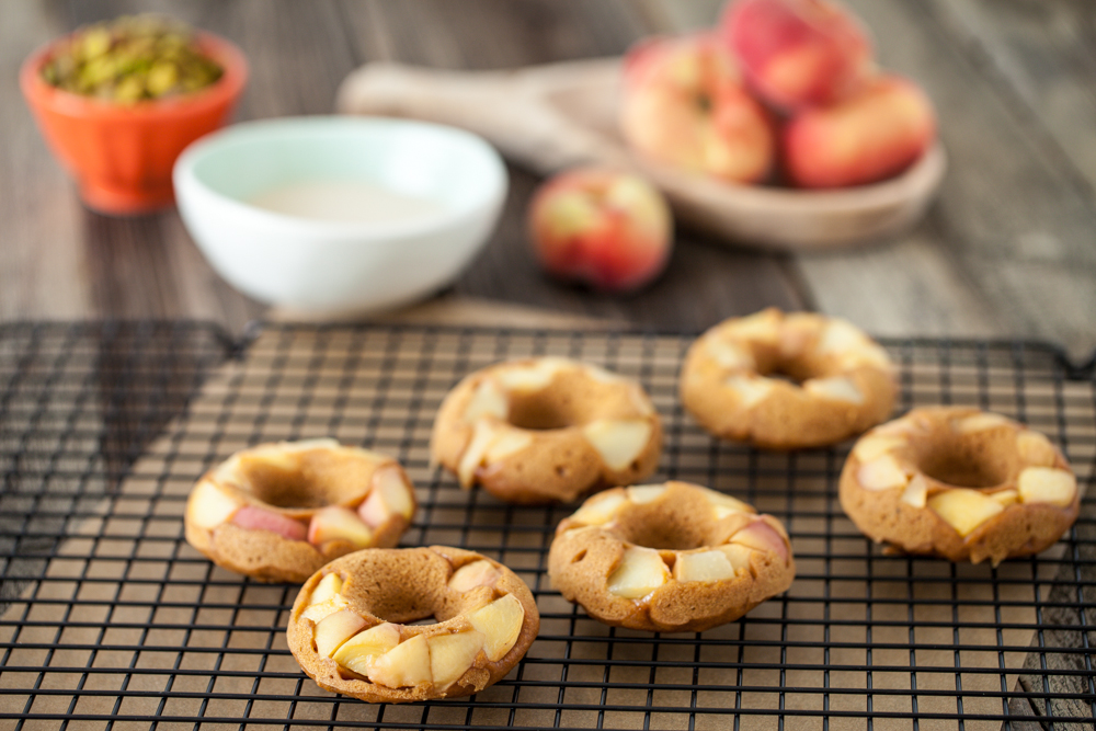 Peaches and Cream Doughnuts