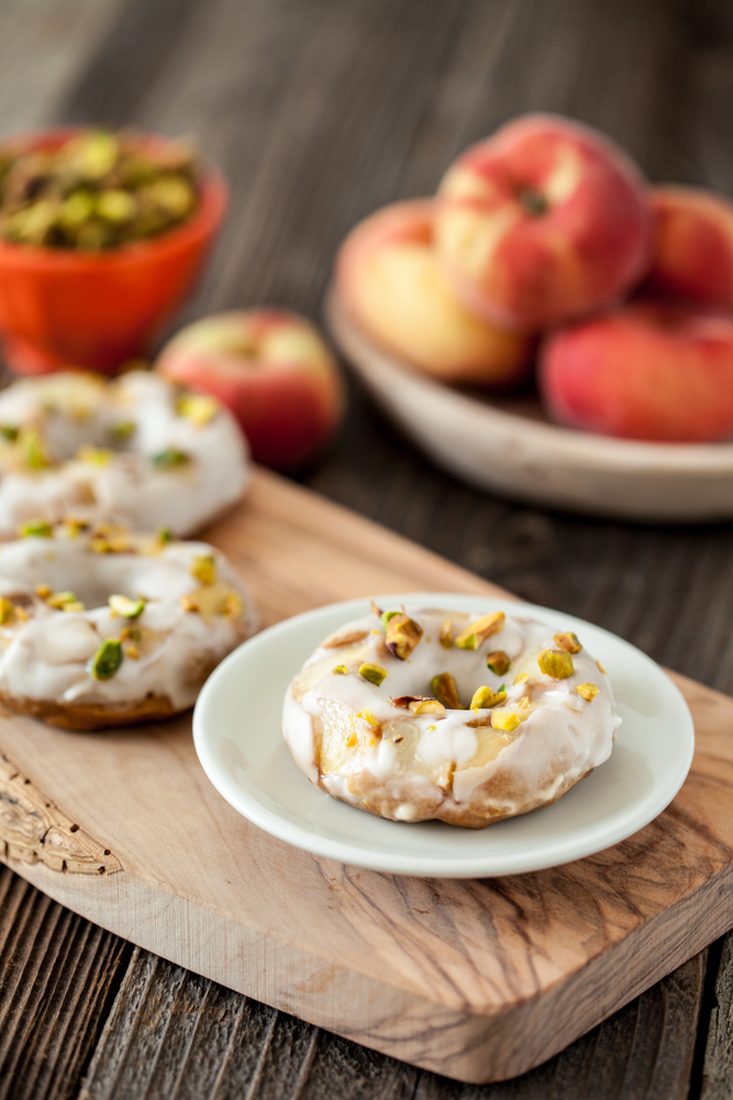 Peaches and Cream Doughnuts