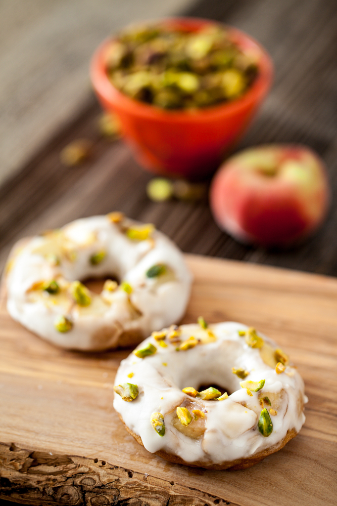 Peaches and Cream Doughnuts