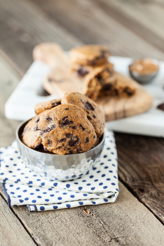 Salted Caramel Apple Butter Chocolate Chunk Cookies