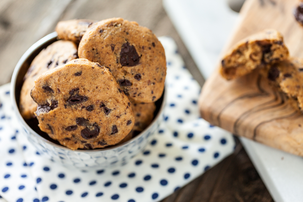 Salted Caramel Apple Butter Chocolate Chunk Cookies