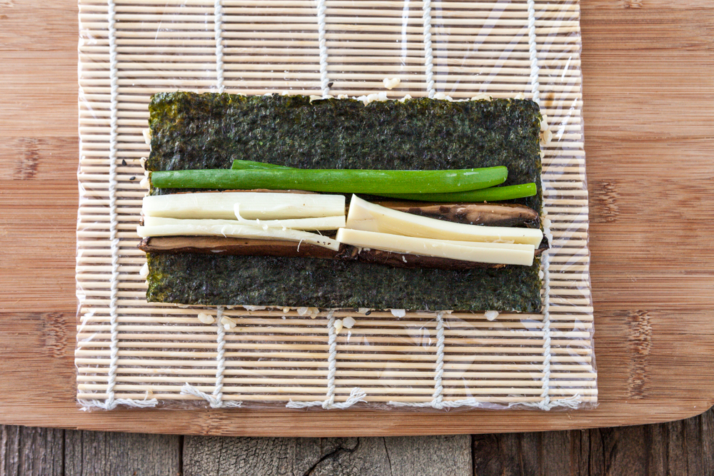 Smoky Roasted Portobello Sushi