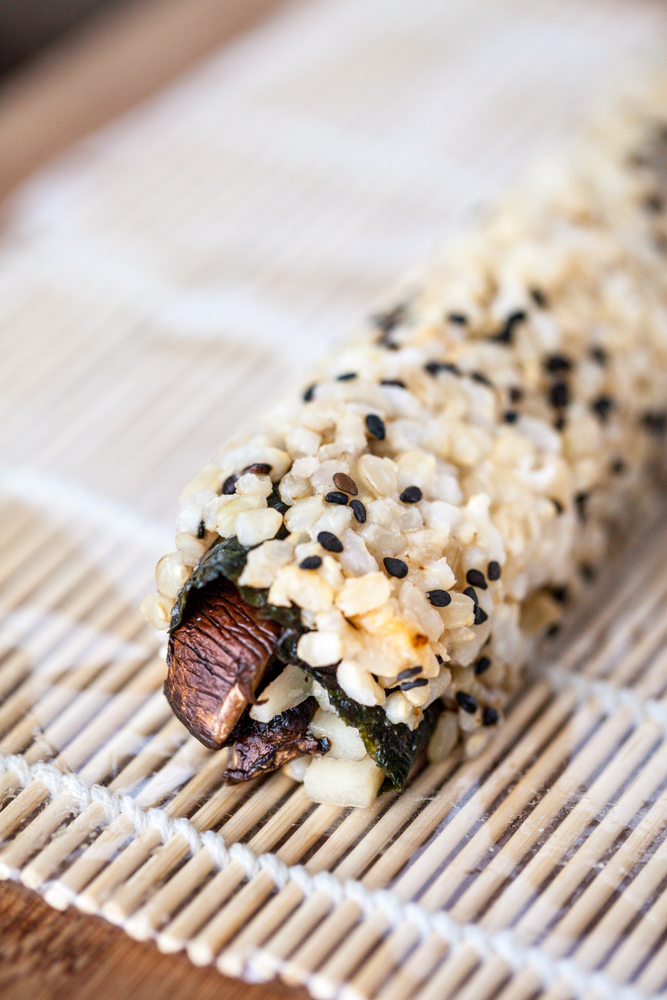 Smoky Roasted Portobello Sushi