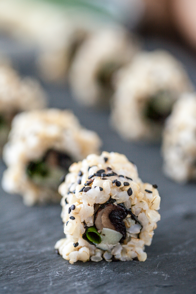 Smoky Roasted Portobello Sushi