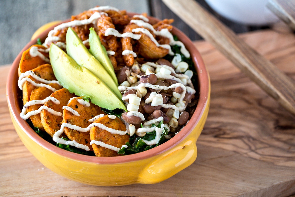 The BBQ Bowl with Zesty Ranch Dressing