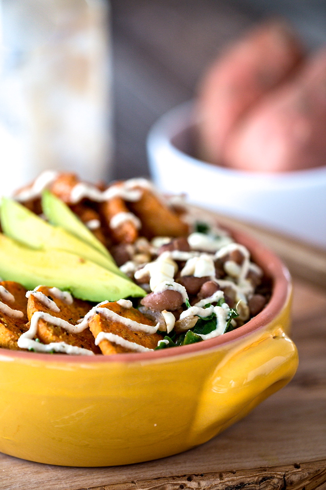 The BBQ Bowl with Zesty Ranch Dressing