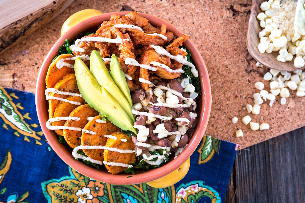 The BBQ Bowl with Zesty Ranch Dressing