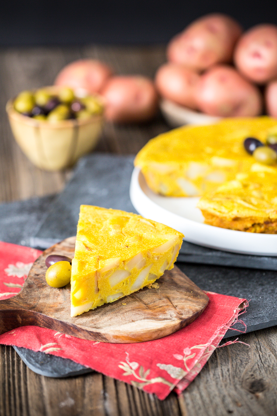 Vegan Tortilla Espanola - Spanish Potato Omelette Recipe