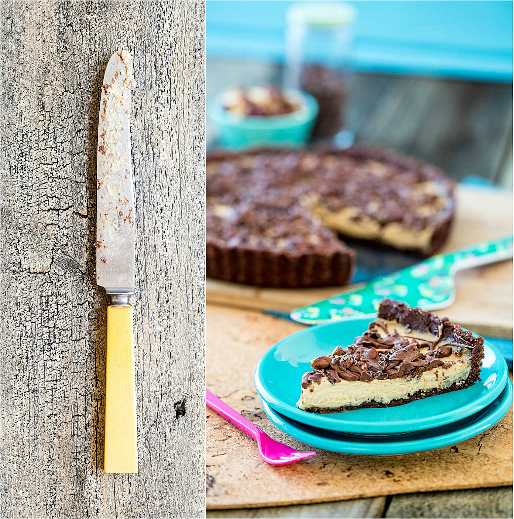 No-Bake Chocolate Peanut Butter Tart