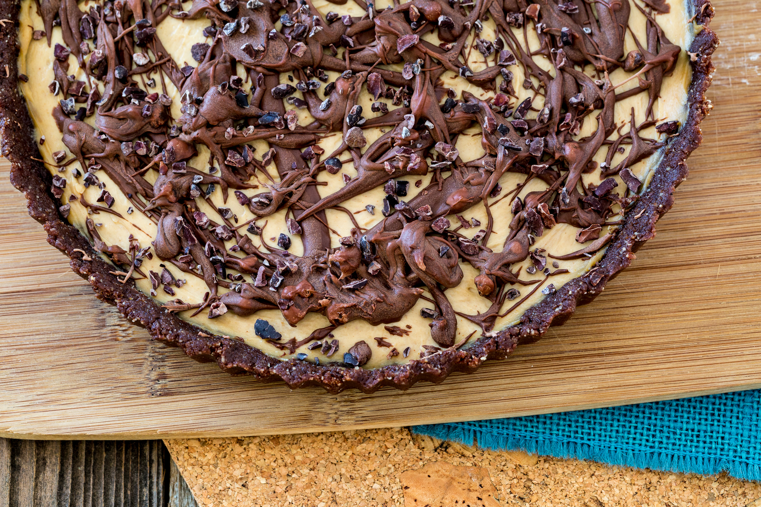 No-Bake Chocolate Peanut Butter Tart