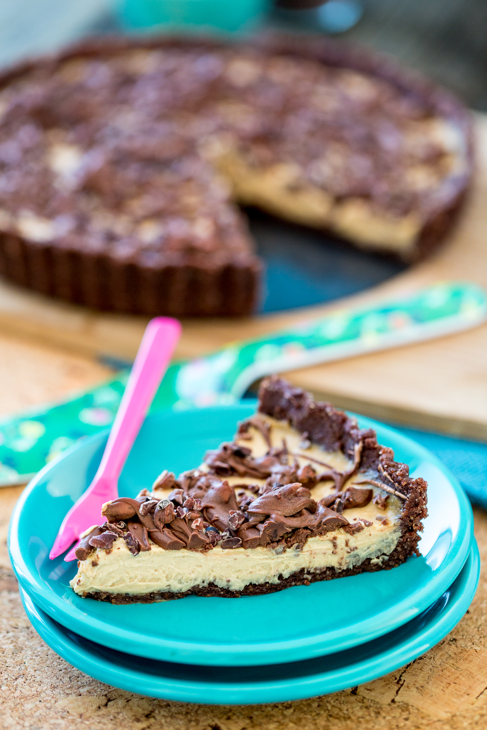 No-Bake Chocolate Peanut Butter Tart