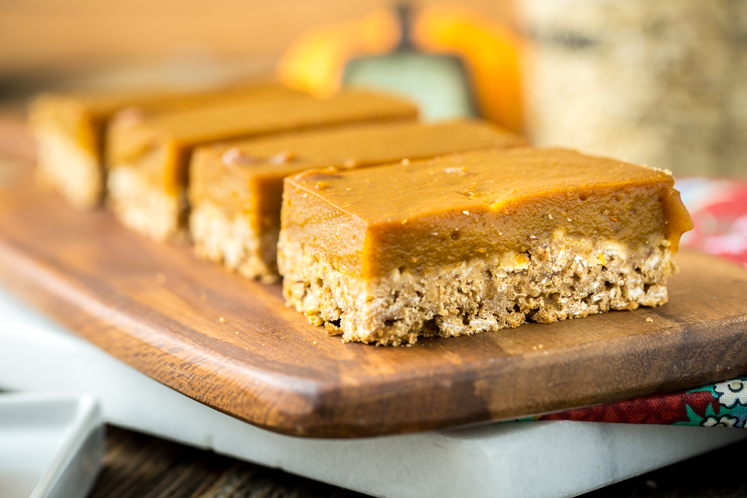 Oatmeal Pumpkin Pie Bars